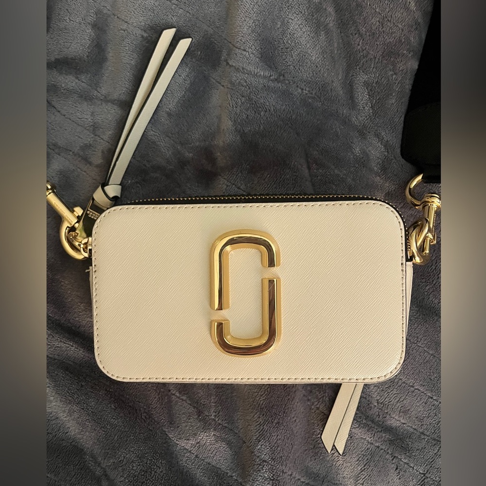 Marc Jacob's snapchat cross body bag/cloud white/multi